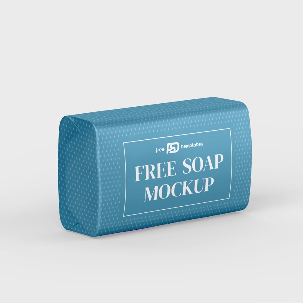 Free Soap Mockup PSD