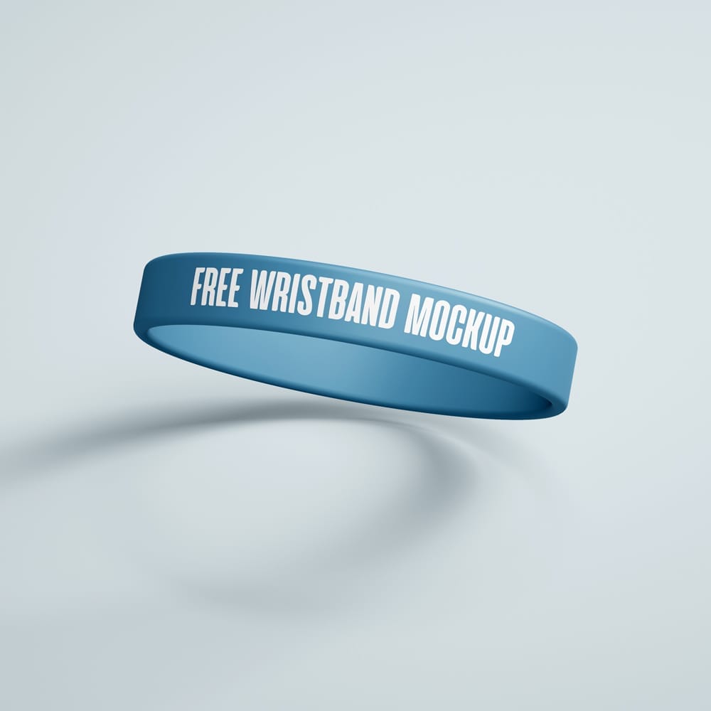 Free Wristband Mockup PSD