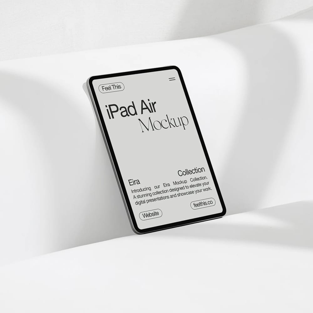 Free iPad Air Mockup Template PSD