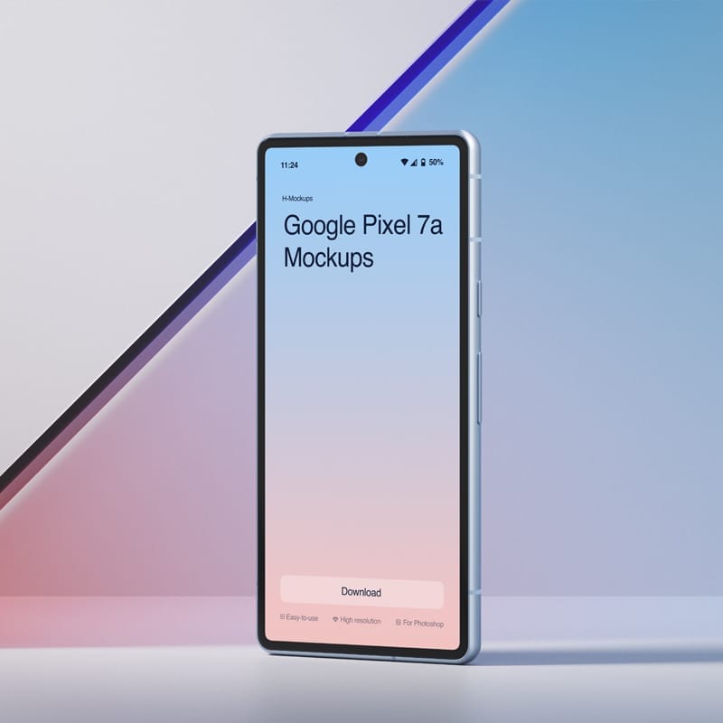 Google Pixel 7a Mockup