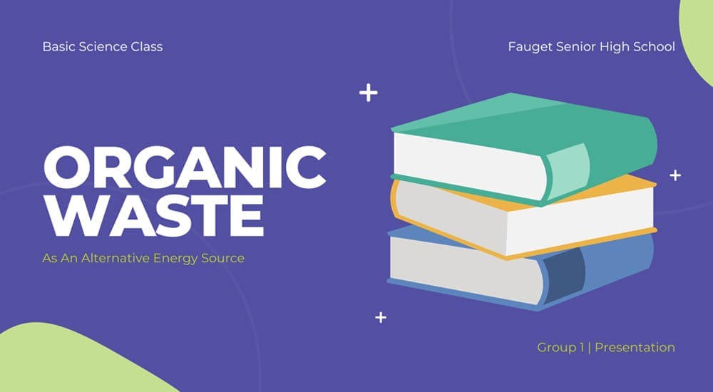  Creative education Canva template using green and blue abstract shapes, suitable for engaging lesson delivery.