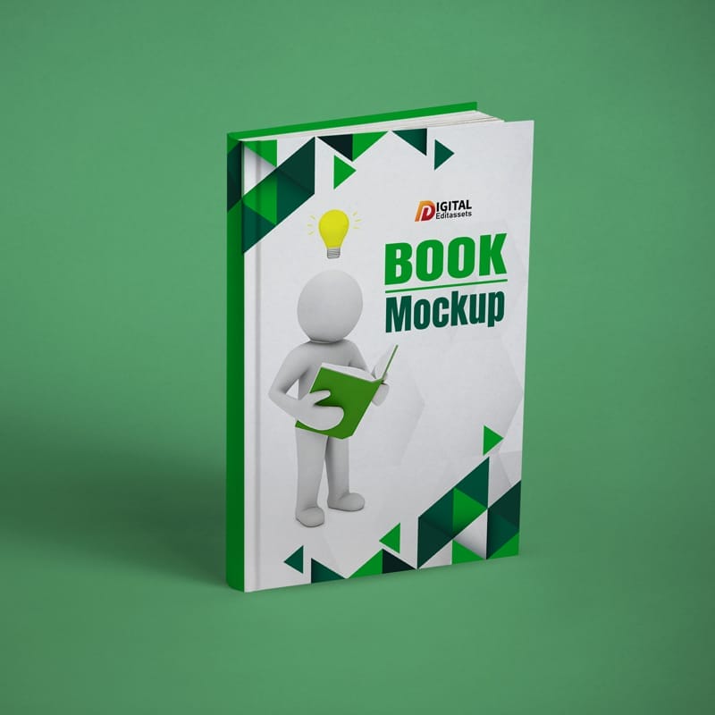 High-Quality Book Mockup PSD