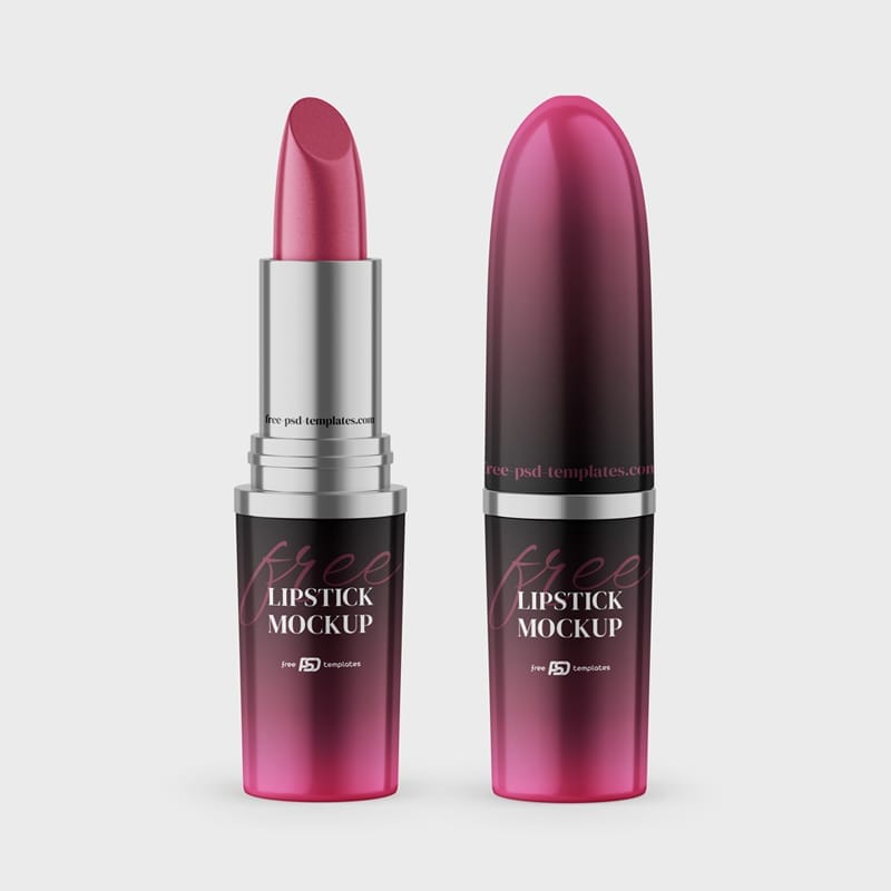 Lipstick Mockup PSD