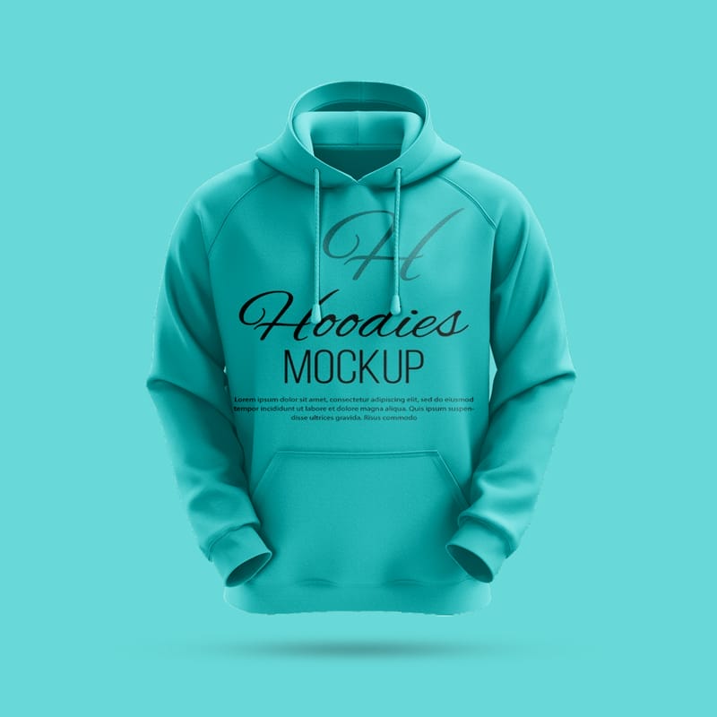 Men’s Hoodie Mockup Template PSD