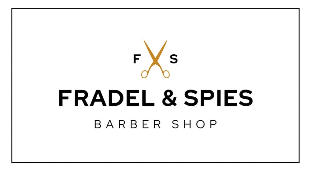 Modern Elegant Scissors Barber Business Card