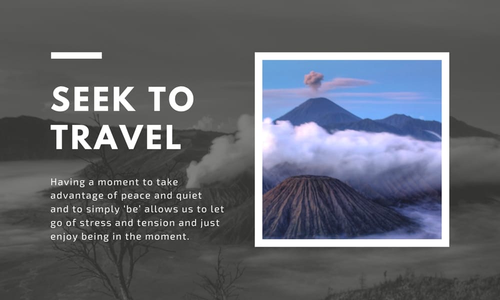 Mountain Image Traveling Postcard Template