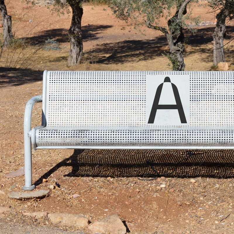 Park Bench Mockup Design PSD