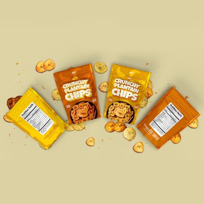 Plantain Chips Mockup PSD