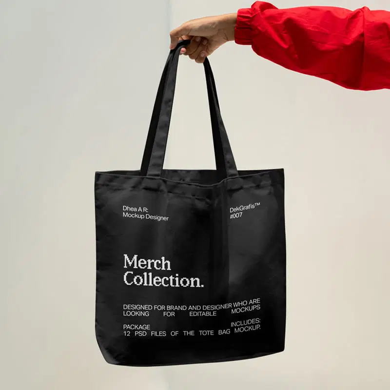 Free Premium Tote Bag Mockup PSD