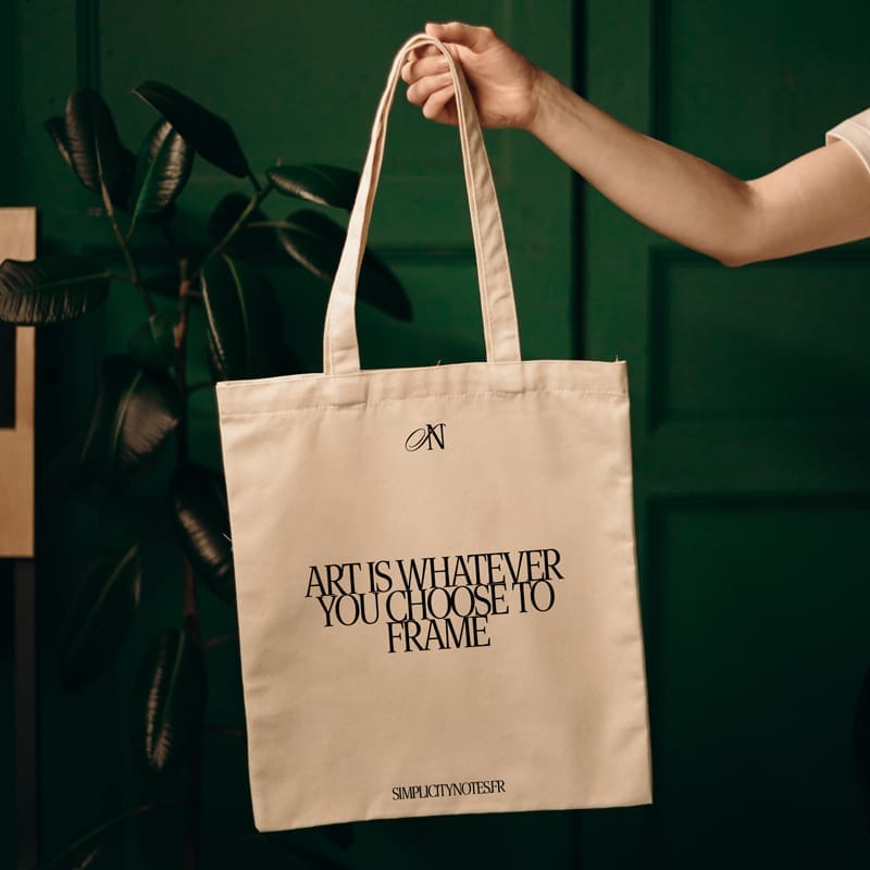 Realistic Tote Bag Mockup PSD