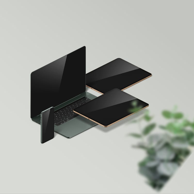 Responsive Scene Device Mockup PSD