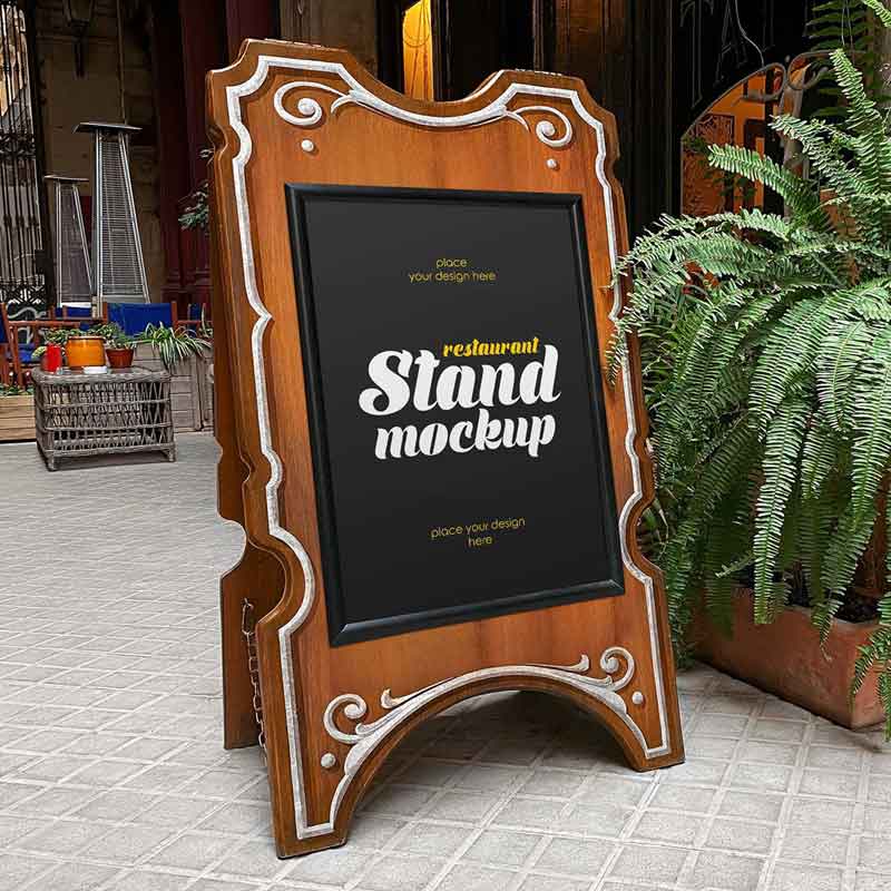 Restaurant Branding Mockup PSD