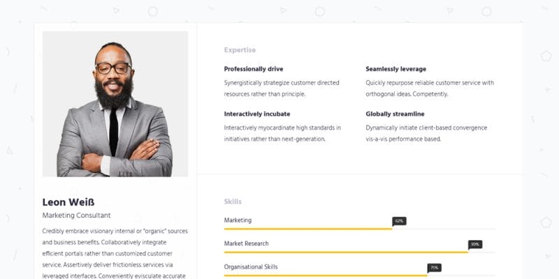 Discover The Top Bootstrap Resume Templates