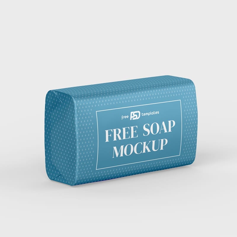 Free Soap Mockup PSD