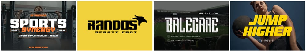 Trending Sports Fonts for Free Download 2