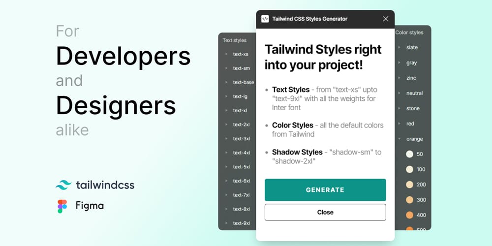 Tailwind CSS Styles Generator