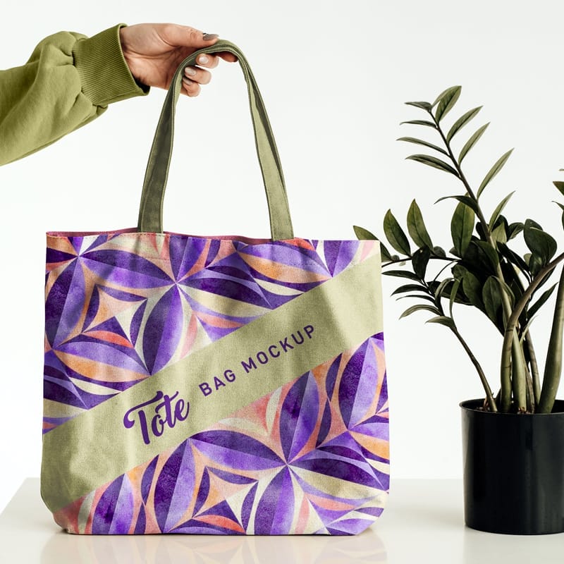 Tote Shopping Bag Mockup PSD