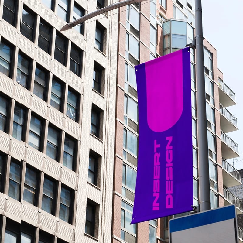 Urban Advertising Billboard Mockup PSD