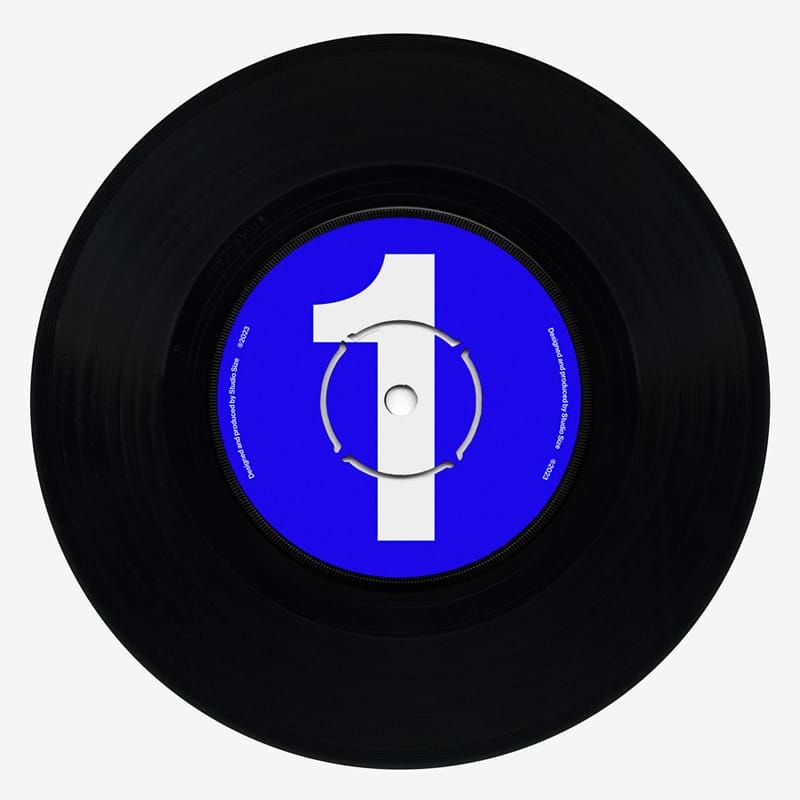 Vinyl Record Mockup Template PSD