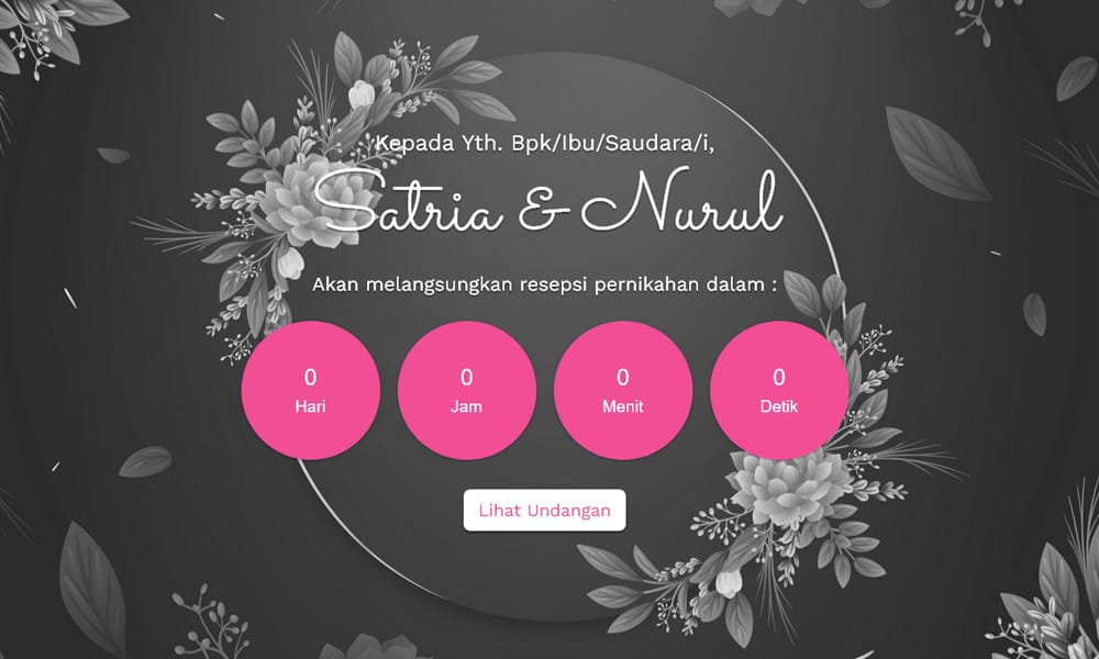 Wedding Invitation Template