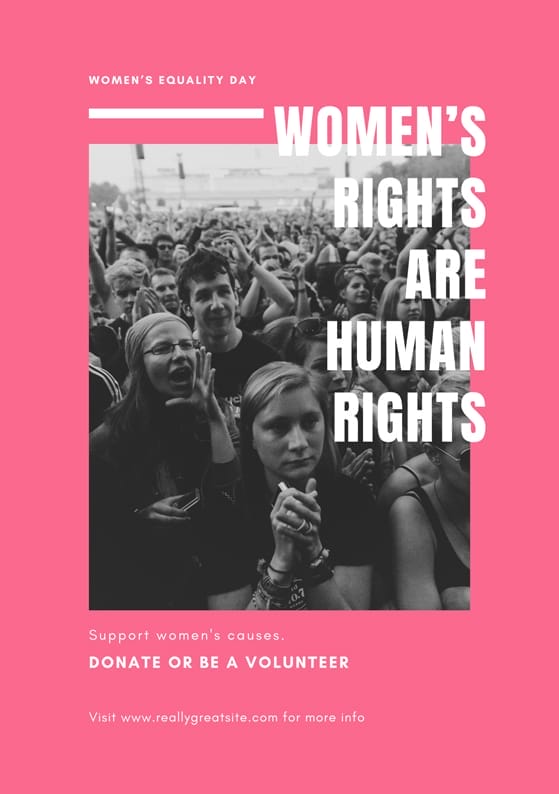 Women's Rights Poster Template