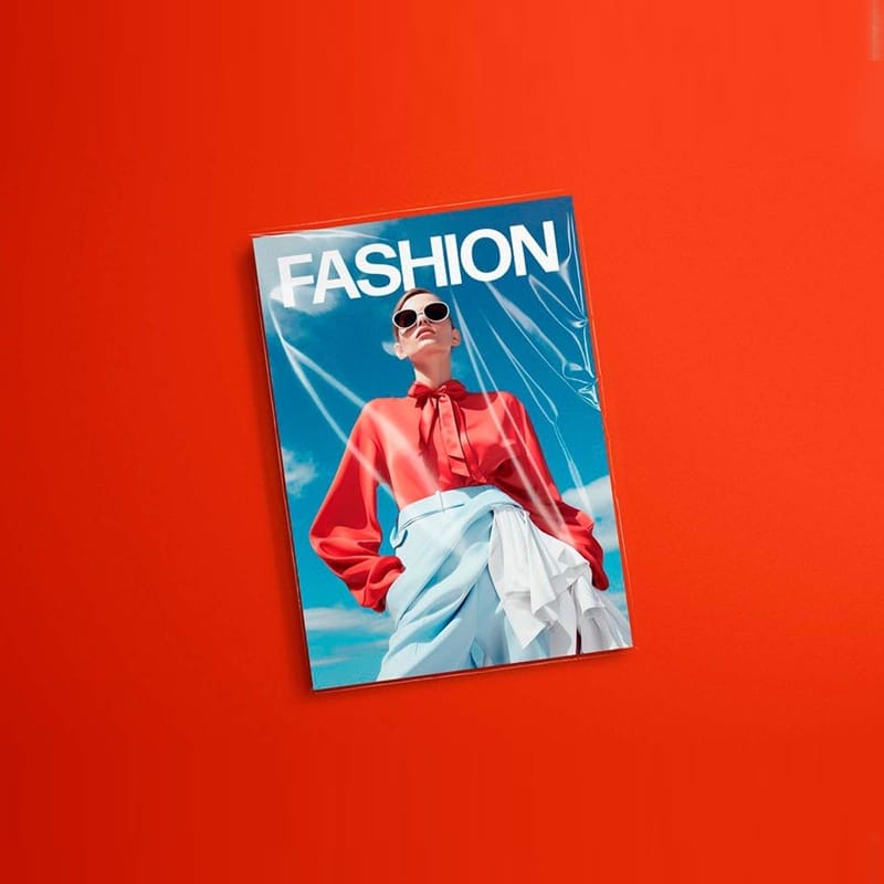 A4 Magazine Mockup Template PSD
