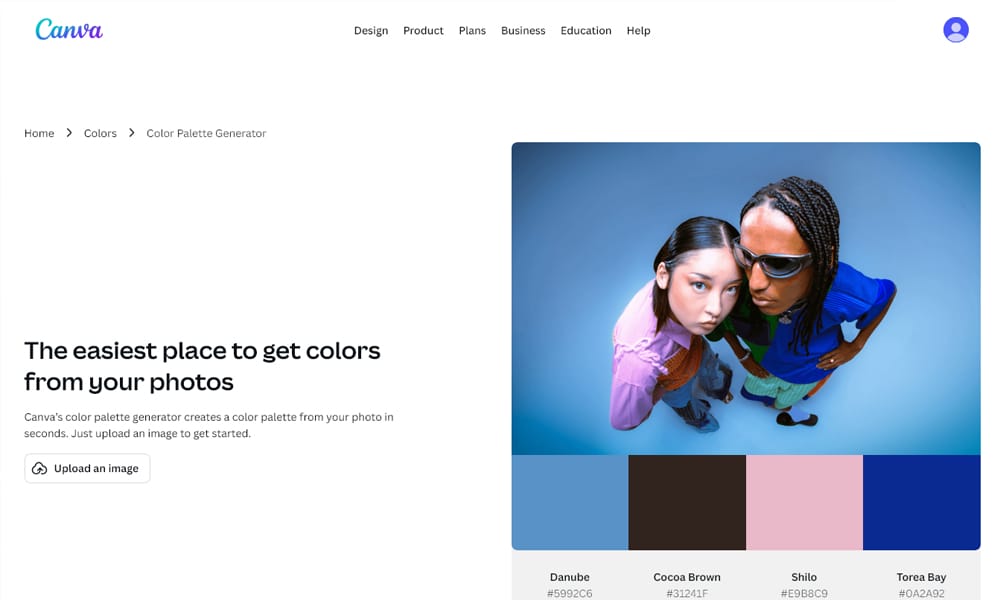 Canva Color Palette Generator