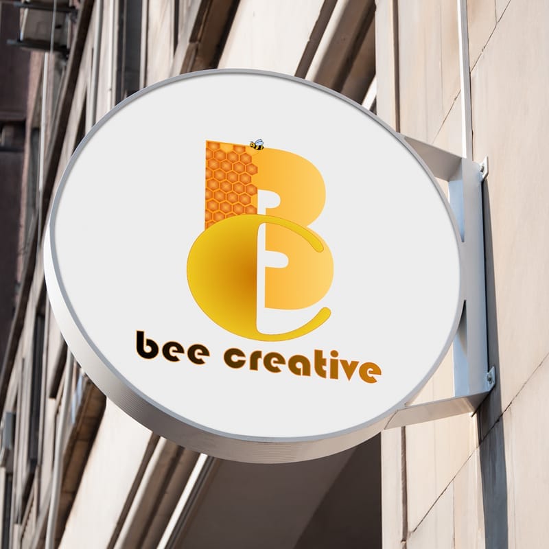 Coffe Shop Sign Mock-up PSD