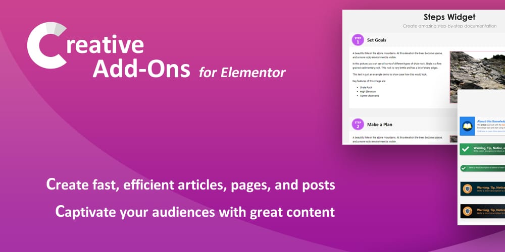 Creative Addons for Elementor