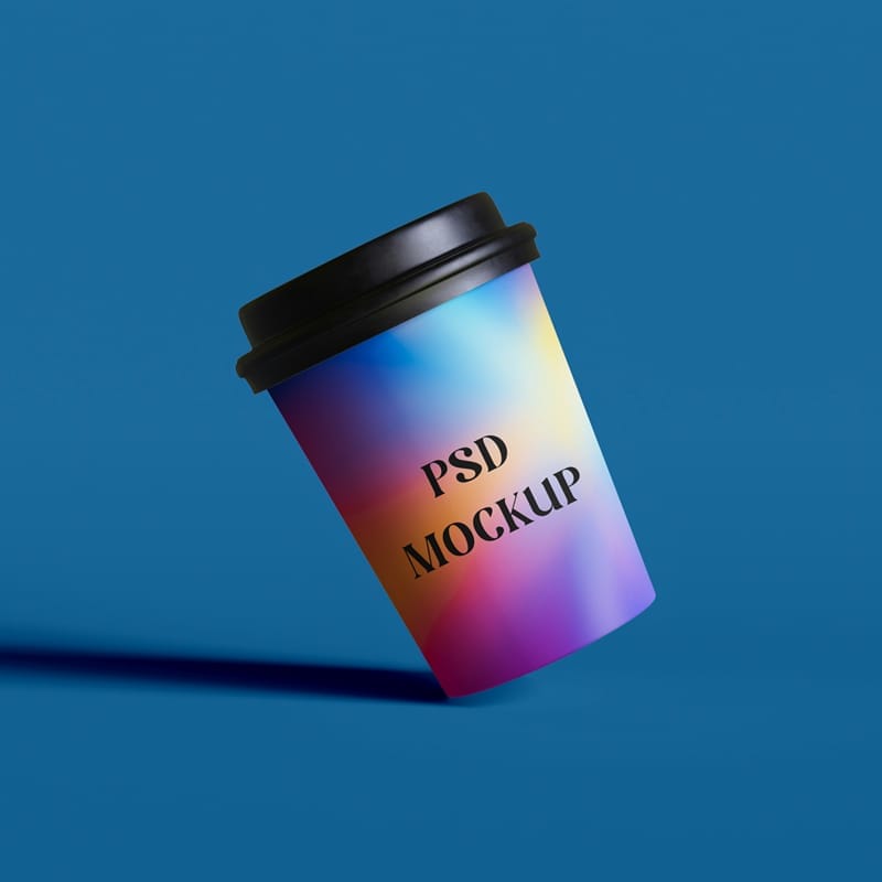Disposable Cup Mockup PSD