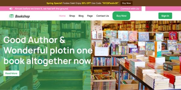 20+ Best Free Wordpress Themes For Books