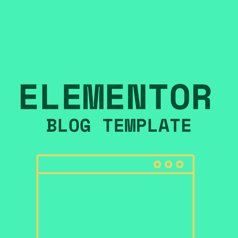 Elementor Blog Templates