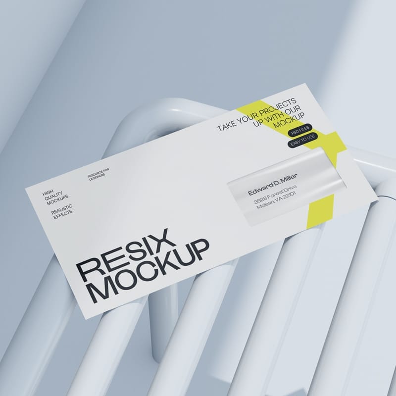 Envelope Mockup Design PSD