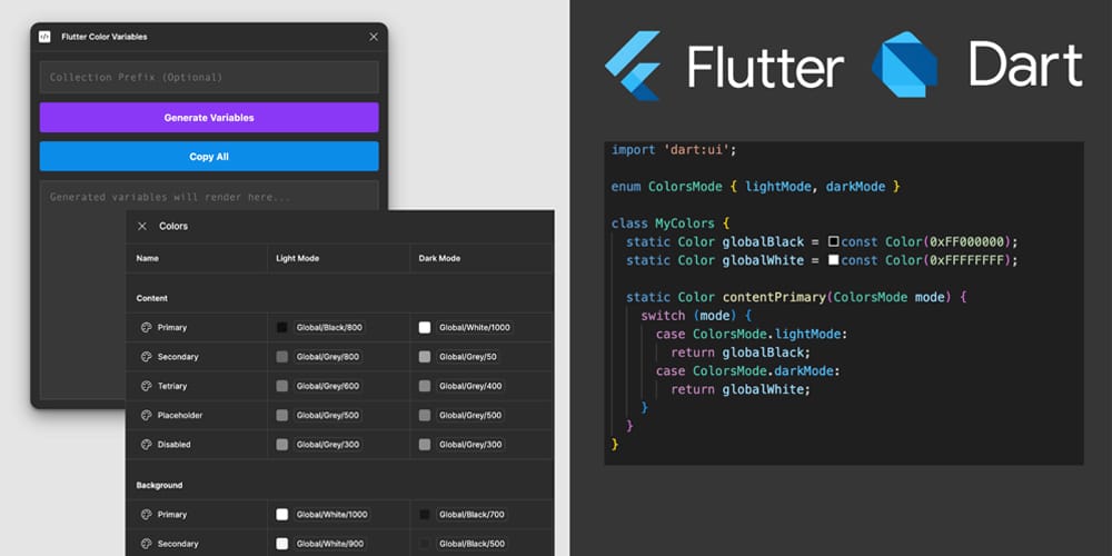 Flutter Color Variables