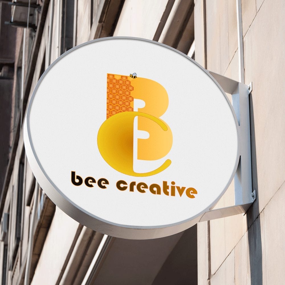 Free Coffe Shop Sign Mock-up PSD