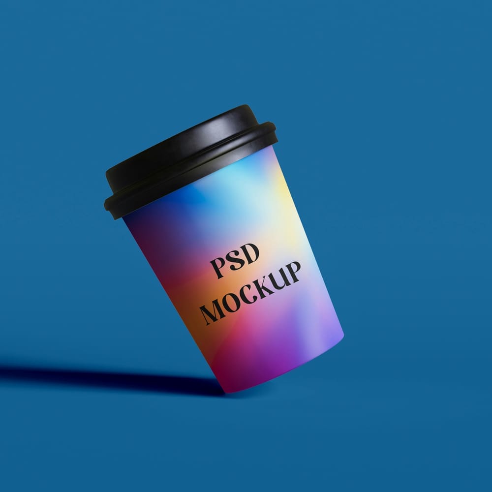 Free Disposable Cup Mockup PSD
