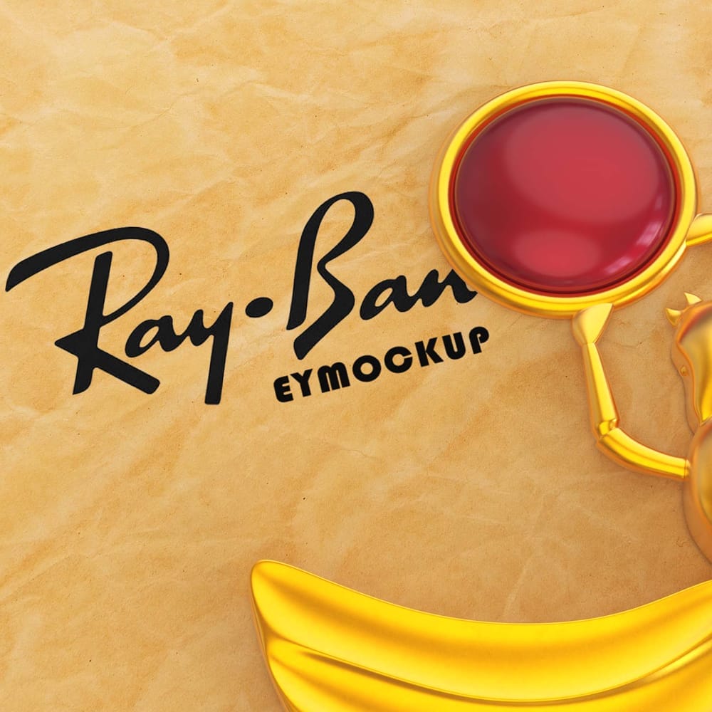 Free Egyptian Scarab Logo Mockup PSD