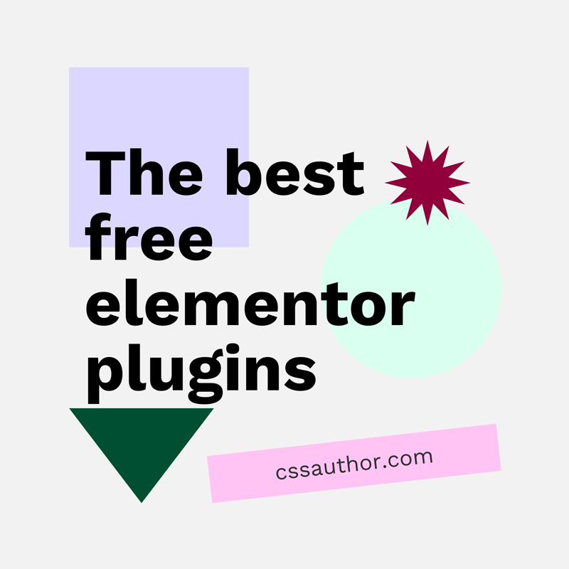 Free Elementor Plugins