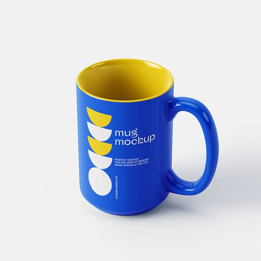 Free Large Coffee Mug Mockup PSD