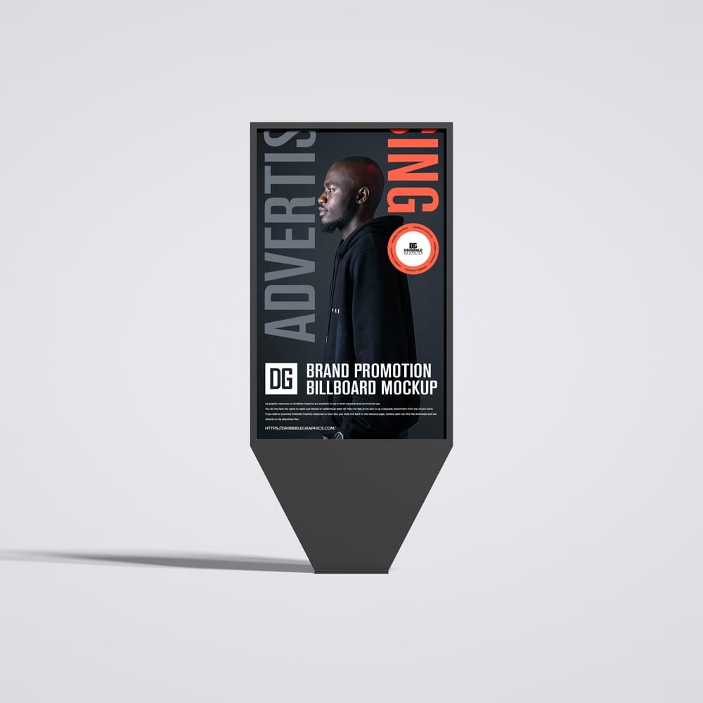 Free Outdoor Brand Promotion Billboard Mockup PSD