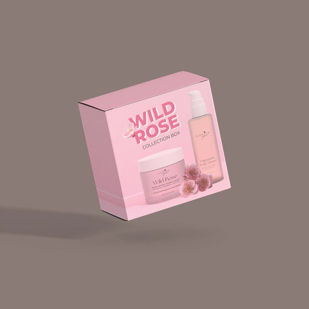 Free Rose Packaging Box Mockup PSD
