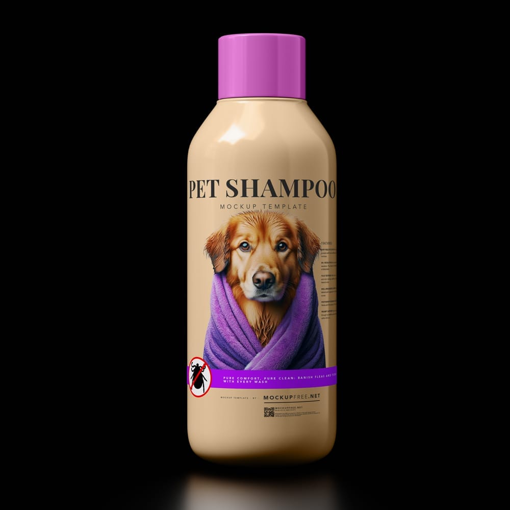 Free Shiny Plastic Bottle Mockups PSD