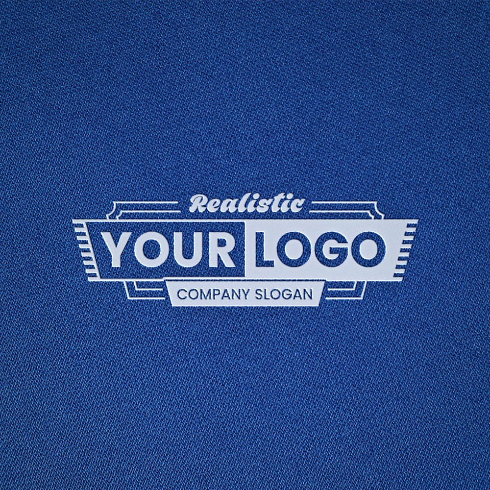 Free White Logo Mockup PSD