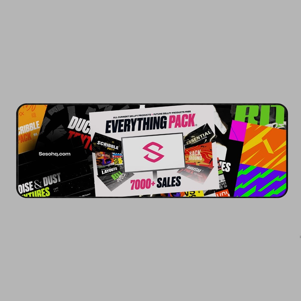 Free XL Gaming Mouse Pad Mockup PSD