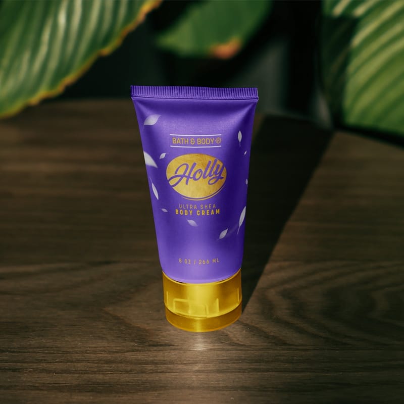 Frosted Cream Soft Tube Mockup PSD