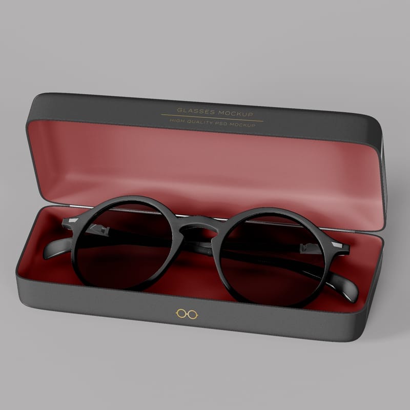 Glasses Mockup PSD