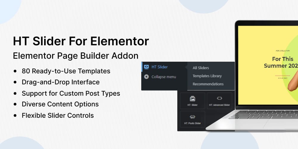 HT Slider For Elementor