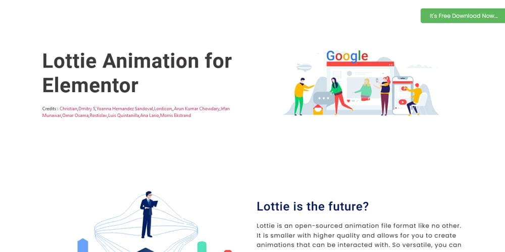 Lottie Animation for Elementor