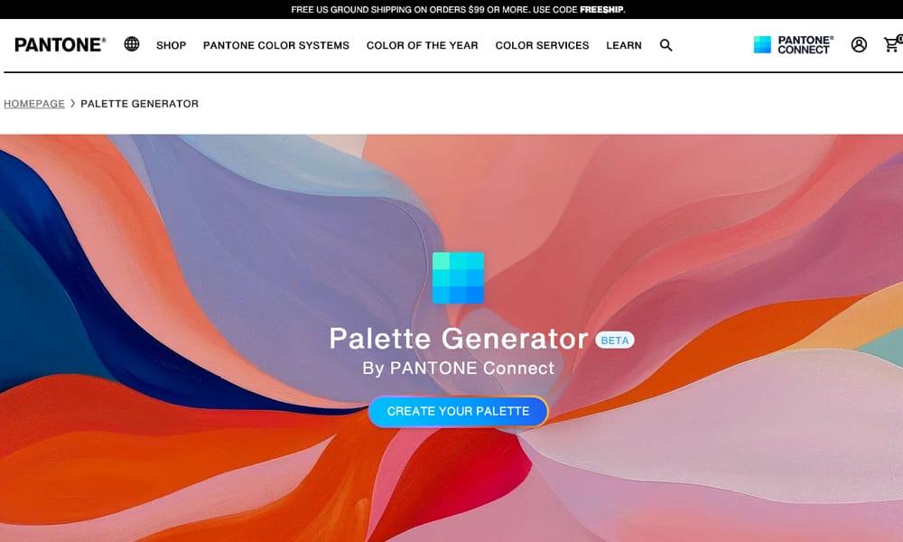 Pantone AI Palette Generator