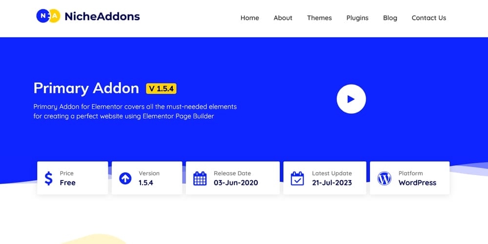 Primary Addons for Elementor